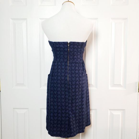 Anthropologie Eyelet Strapless Dress - Picture 4 of 4